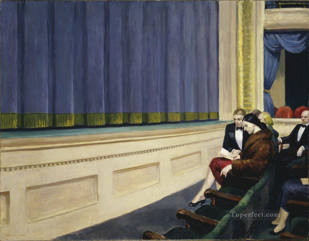 Orquesta de primera fila Edward Hopper Pintura al óleo